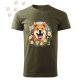 Shiba Inu (05) mintás Férfi-unisex póló - Több színben