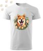 Shiba Inu (05) mintás Férfi-unisex póló - Több színben