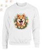 Shiba Inu (05) mintás kereknyakú pulóver - Több színben