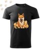 Shiba Inu (06) mintás Férfi-unisex póló - Több színben