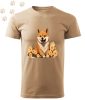 Shiba Inu (06) mintás Férfi-unisex póló - Több színben