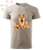 Shiba Inu (06) mintás Férfi-unisex póló - Több színben