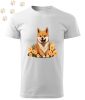 Shiba Inu (06) mintás Férfi-unisex póló - Több színben