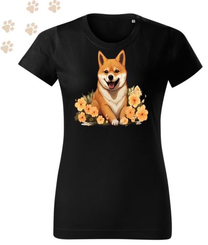 Shiba Inu (06) mintás Női póló - Több színben