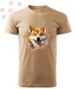 Shiba Inu (07) mintás Férfi-unisex póló - Több színben