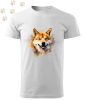 Shiba Inu (07) mintás Férfi-unisex póló - Több színben