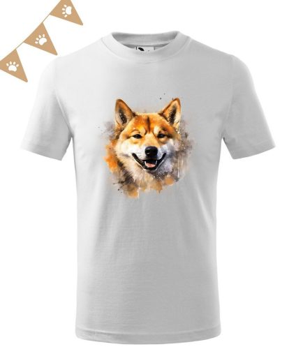 Shiba Inu (07) mintás Gyerek póló - Több színben