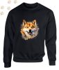 Shiba Inu (07) mintás kereknyakú pulóver - Több színben