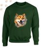 Shiba Inu (07) mintás kereknyakú pulóver - Több színben