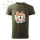 Shiba Inu (08) mintás Férfi-unisex póló - Több színben