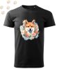 Shiba Inu (08) mintás Férfi-unisex póló - Több színben