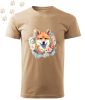 Shiba Inu (08) mintás Férfi-unisex póló - Több színben