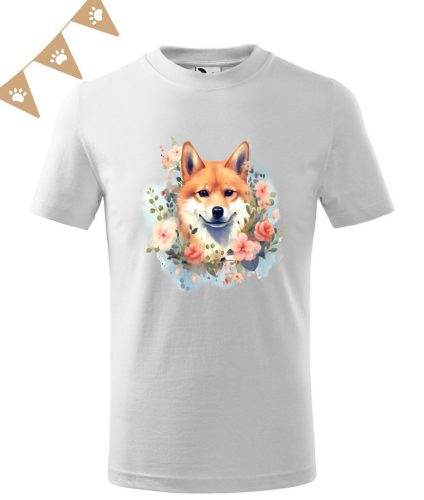 Shiba Inu (08) mintás Gyerek póló - Több színben