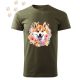 Shiba Inu (09) mintás Férfi-unisex póló - Több színben