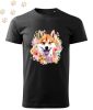 Shiba Inu (09) mintás Férfi-unisex póló - Több színben