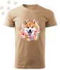 Shiba Inu (09) mintás Férfi-unisex póló - Több színben