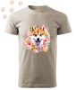 Shiba Inu (09) mintás Férfi-unisex póló - Több színben