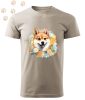 Shiba Inu (10) mintás Férfi-unisex póló - Több színben