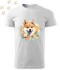 Shiba Inu (10) mintás Férfi-unisex póló - Több színben