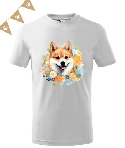 Shiba Inu (10) mintás Gyerek póló - Több színben