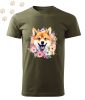 Shiba Inu (11) mintás Férfi-unisex póló - Több színben