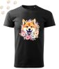 Shiba Inu (11) mintás Férfi-unisex póló - Több színben