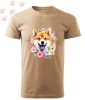 Shiba Inu (11) mintás Férfi-unisex póló - Több színben