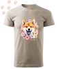 Shiba Inu (11) mintás Férfi-unisex póló - Több színben