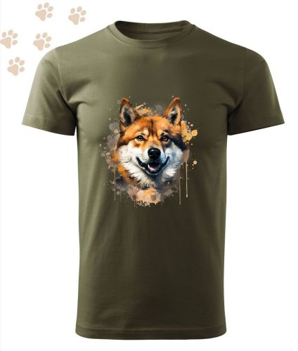 Shiba Inu (12) mintás Férfi-unisex póló - Több színben