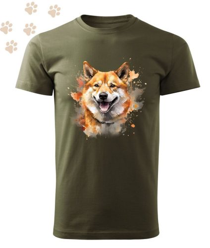 Shiba inu (13) mintás Férfi-unisex póló - Több színben