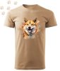 Shiba inu (13) mintás Férfi-unisex póló - Több színben