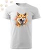 Shiba inu (13) mintás Férfi-unisex póló - Több színben