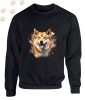 Shiba Inu (13) mintás kereknyakú pulóver - Több színben