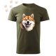 Shiba inu (14) mintás Férfi-unisex póló - Több színben