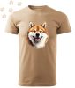 Shiba inu (14) mintás Férfi-unisex póló - Több színben