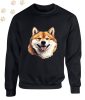 Shiba Inu (14) mintás kereknyakú pulóver - Több színben