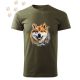 Shiba Inu (15) mintás Férfi-unisex póló - Több színben