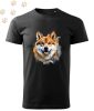 Shiba Inu (15) mintás Férfi-unisex póló - Több színben