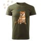 Shiba Inu (18) mintás Férfi-unisex póló - Több színben