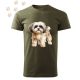 Shih Tzu (01) mintás Férfi-unisex póló - Több színben