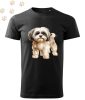 Shih Tzu (01) mintás Férfi-unisex póló - Több színben