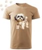 Shih Tzu (01) mintás Férfi-unisex póló - Több színben