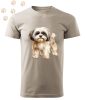 Shih Tzu (01) mintás Férfi-unisex póló - Több színben