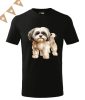 Shih Tzu (01) mintás Gyerek póló - Több színben