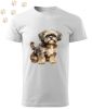 Shih Tzu (02) mintás Férfi-unisex póló - Több színben