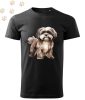 Shih Tzu (03) mintás Férfi-unisex póló - Több színben