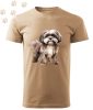 Shih Tzu (03) mintás Férfi-unisex póló - Több színben