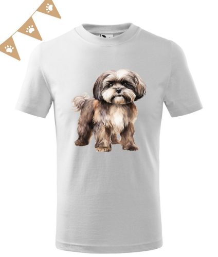 Shih Tzu (03) mintás Gyerek póló - Több színben