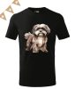 Shih Tzu (03) mintás Gyerek póló - Több színben