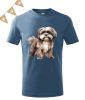 Shih Tzu (03) mintás Gyerek póló - Több színben